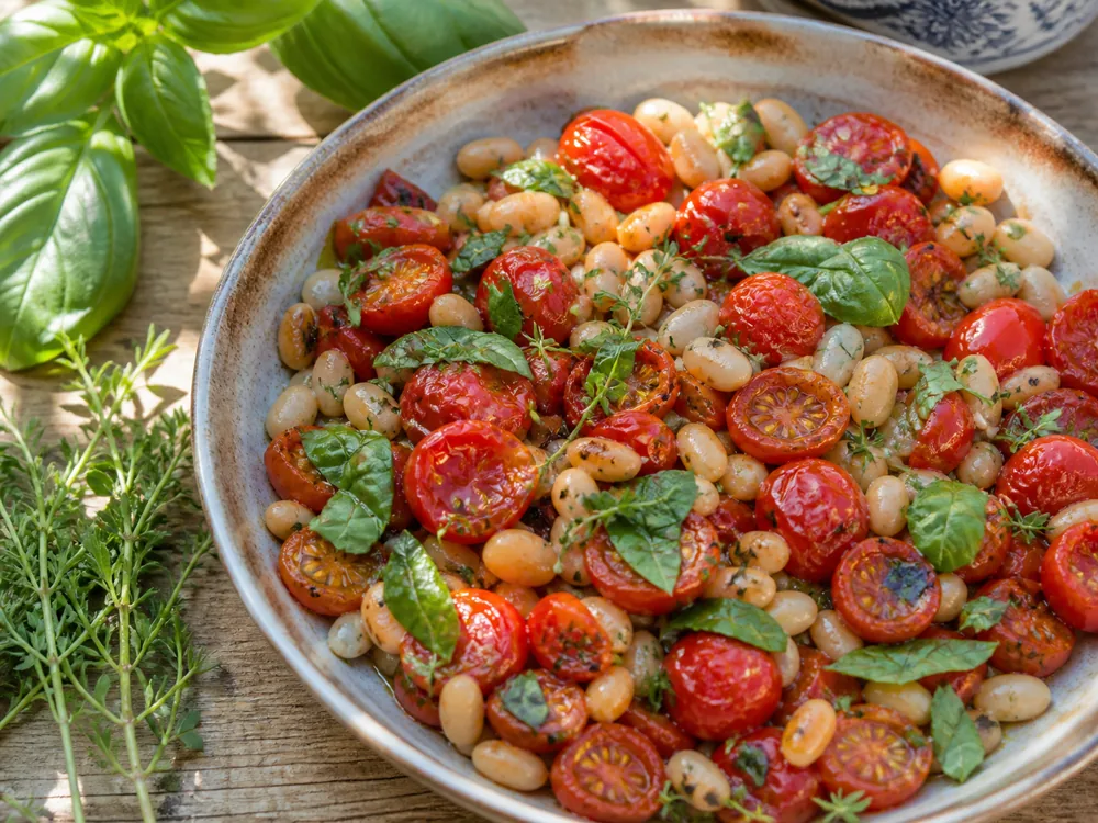 Basil and reduced oregano portions tested on buttered potatoes after cooking - fresh marjoram substitutes | KnowTheSpices