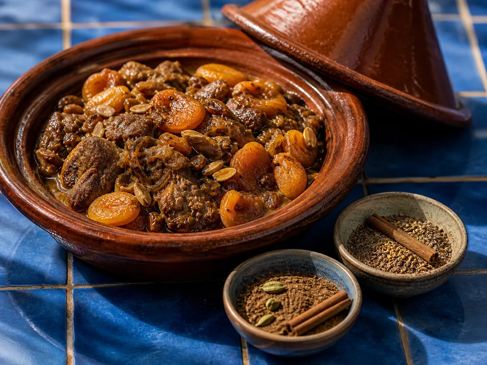 DIY ras el hanout substitute and garam masala blooming in separate onion sauce samples - ras el hanout substitute for tagine | KnowTheSpices