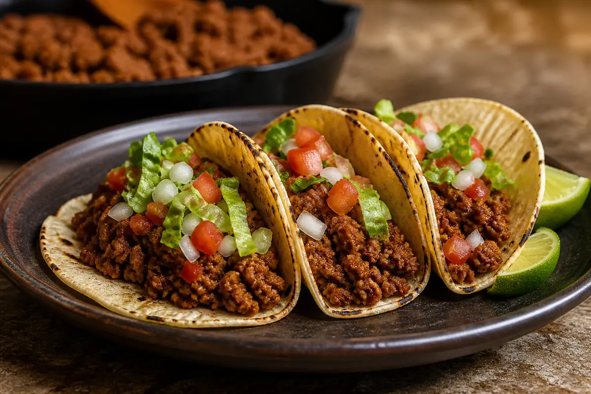 Ground Beef Tacos with Taco Seasoning