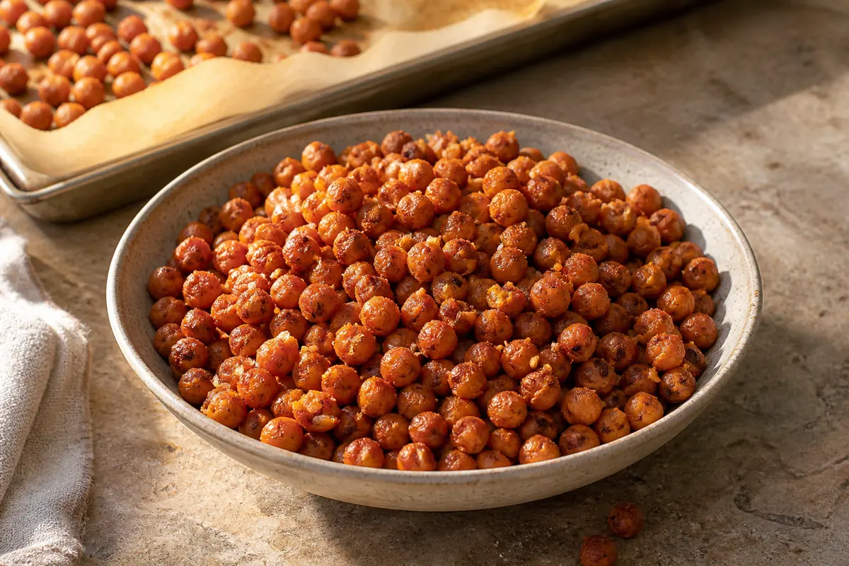 Smoked Paprika Roasted Chickpeas