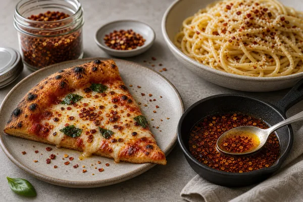 Chili Flakes: Late, Uneven Heat You Can Control