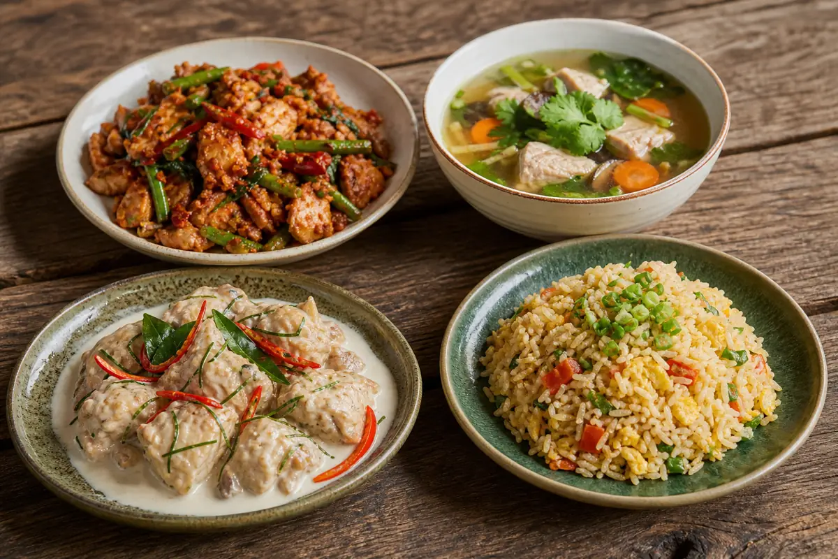 Thai curry paste used in stir-fry soup marinade and fried rice - Thai curry paste uses | KnowTheSpices